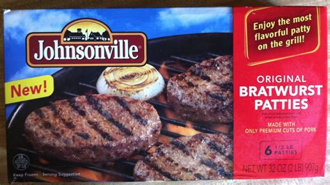 Craving Comfort: Johnsonville Bratwurst Patties (a review)