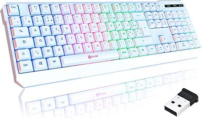 KLIM Chroma Clavier Gamer AZERTY FR Nouveauté 2024 Silencieux USB