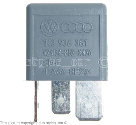 K Audi Vw Skoda Seat Multi Use Pin Sn Grey Relay