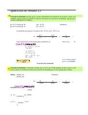 Trabajo Grupo Economia T Xlsx Ejercicios Actividad Ecuaci N