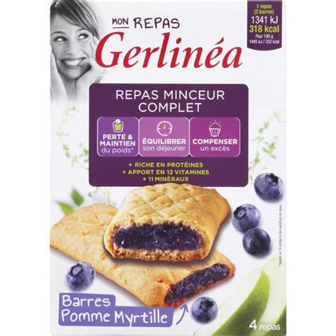 Repas Minceur Pomme Myrtille Gerlinéa Vente en ligne