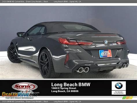 2020 Bmw M8 Convertible Dravit Grey Metallic Black Photo 2