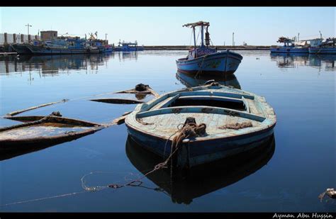 Forgotten Boats in Suez Canal, Egypt