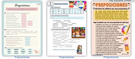 15 Recursos Para Repasar Las Preposiciones En Primaria Educacion