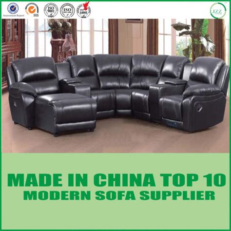 Top Grain Leather Reclining Sofa Set | Baci Living Room