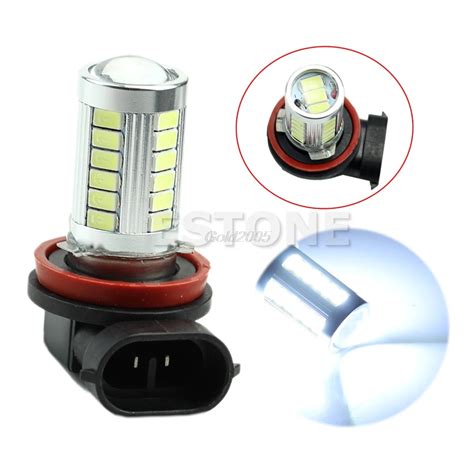 12V Super H8 5630 SMD 33 LED Bright White Fog Light Driving Turning