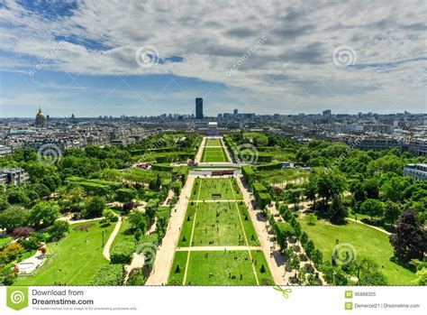 Champ De Mars Paris France Stock Image Image Of Green Capital