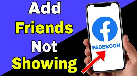 How To Fix Add Friend Not Showing On Facebook Youtube