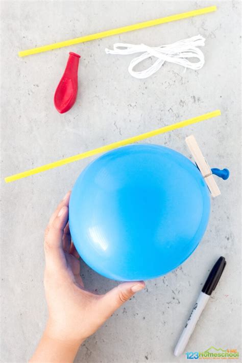 🎈 Balloon Rocket Experiment for Kids