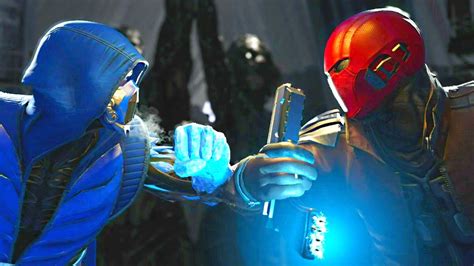 Injustice 2 Sub Zero Vs Red Hood All Intro Dialogue Super Moves