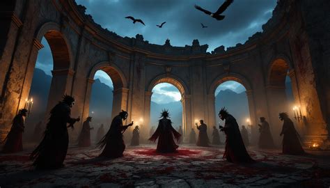 midnight ritual circle photo ritual gothic ceremonial