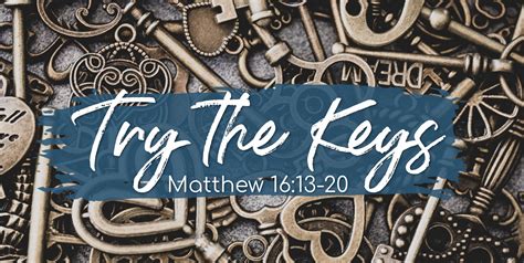 Try The Keys Sermon Logo 1 South Elkhorn Christian Church