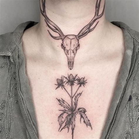 Aggregate 145 Deer Skull Tattoo On Arm Latest POPPY