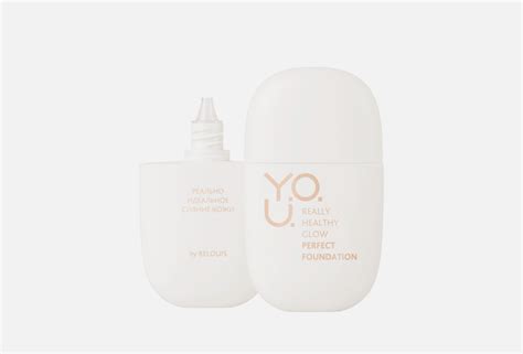 Relouis Тональная основа для лица Y O U Really healthy glow 02 Nude beige 30 мл купить цена