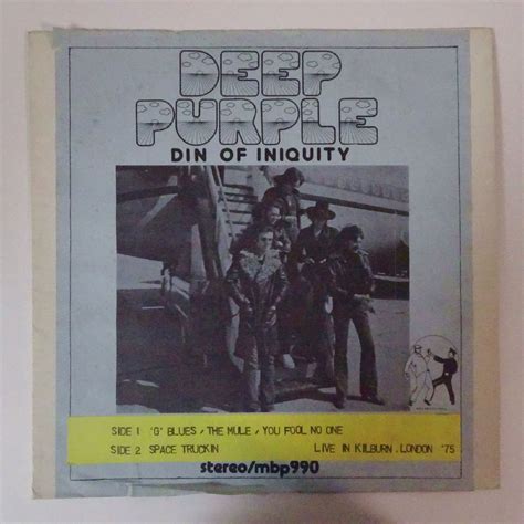 Yahoo オークション 18029676 BOOTDeep Purple Din Of iniquity