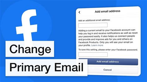 How To Change Primary Email On Facebook 2022 YouTube