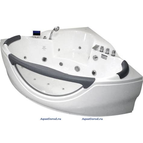 Акриловая ванна Gemy с аэромассажем и гидромассажем 155х155 G9025 II K ...