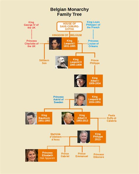 Belgian Monarchy : r/UsefulCharts