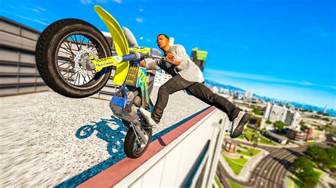 CRAZIEST REAL LIFE BIKE STUNTS GTA 5 Stunts Fails YouTube