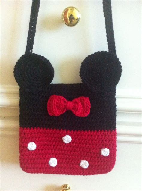 Minnie Mouse Purse Made By Harley S Ark Sooooooooo Cute Crochet