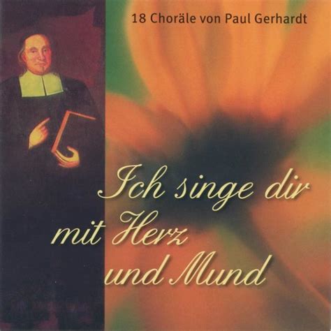 Ich Singe Dir Mit Herz Und Mund Audio Cd Chor Le Von Paul Gerhardt