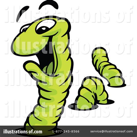 Worm Clipart #1196345 - Illustration by Chromaco