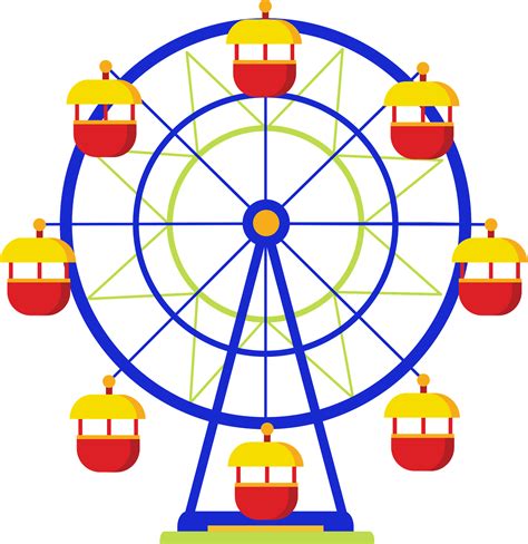 Kindergarten Worksheets, Clipart, Ferris Wheel, Free Printables, Free ...