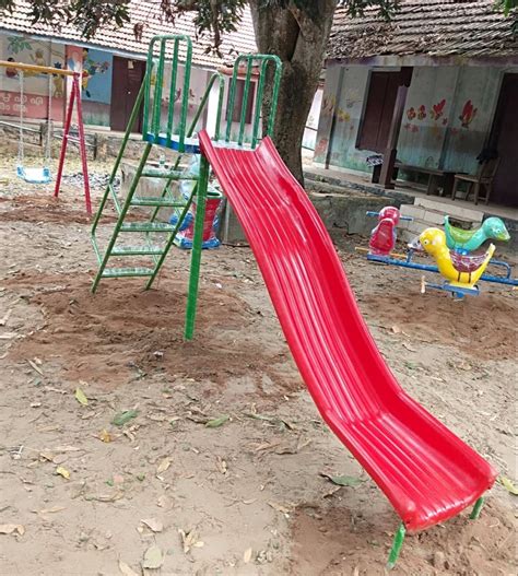 Fibreglass Straight Playground Frp Slides For New Age Group 4 15 At