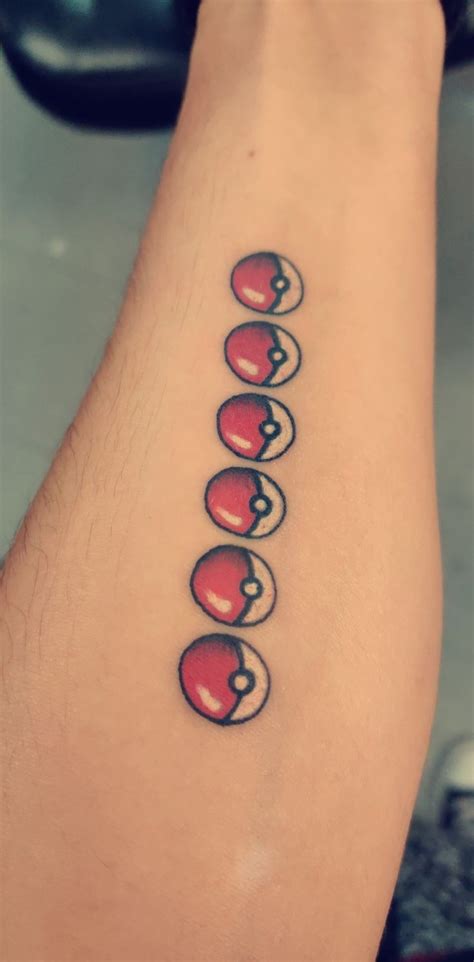 Pokeballs Tattoo