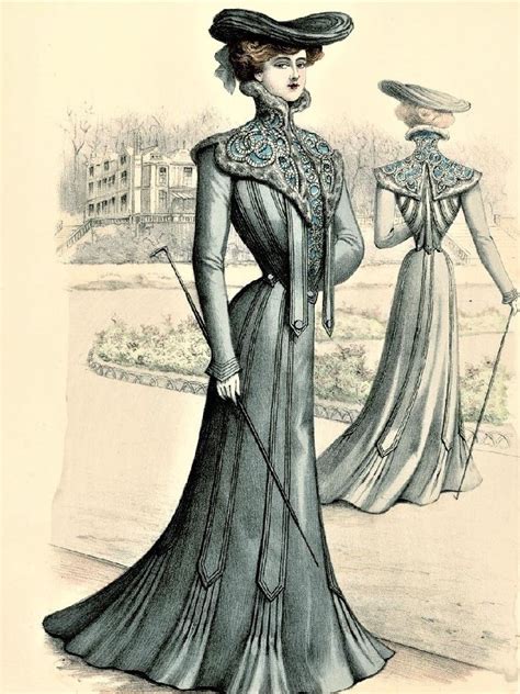 Fashion Plate De Gracieuse Edwardian Era Fashion Edwardian