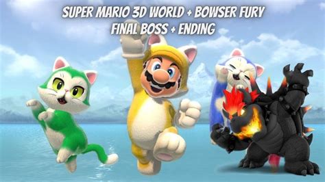 The Super Mario D World Bounser Fury And Final Boss S Ending