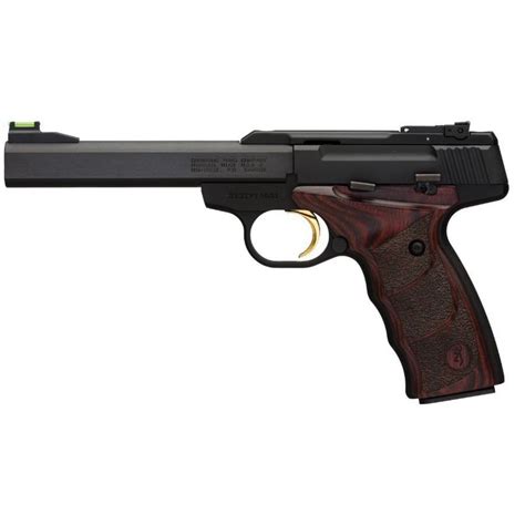 Browning Buck Mark Plus Rosewood Udx 22 Lr Pistol 10 Round Blowback Ca Compliant Blue