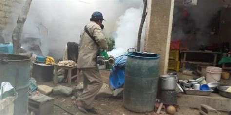 FUMIGAN CONTRA EL DENGUE LAS COMUNIDADES DE MOJTULO Y LA COMPUERTA GAMS