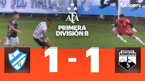 Argentino De Quilmes 1 1 Deportivo Armenio Primera División B Fecha