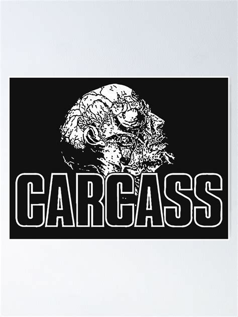 " CARCASS-LOGO" Poster for Sale by agannicleffez | Redbubble