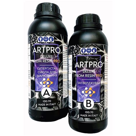 Купить Эпоксидная смола DELUXE (Италия) Art Pro Black. Уп. 3,4 кг ...
