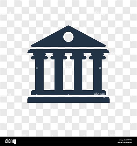 Pantheon vector icon isolated on transparent background, Pantheon ...