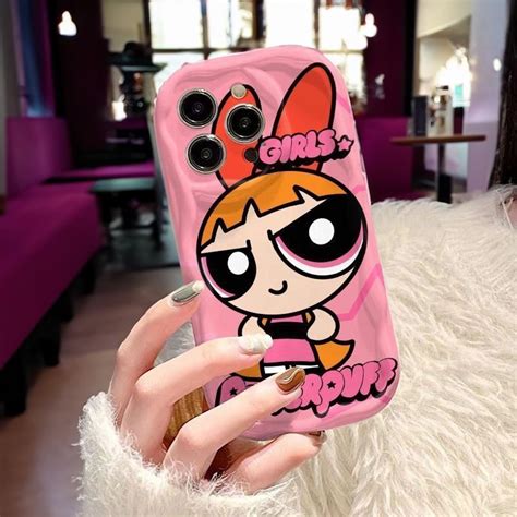Jizetin For Infinix Smart Hot I Back Cover With Cartoon Powerpuff Girls Sunlasses Holder
