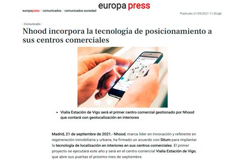 Nhood Incorpora La Tecnolog A De Posicionamiento A Sus Centros