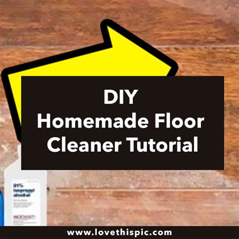 DIY Homemade Floor Cleaner Tutorial