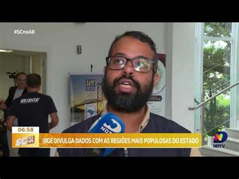 IBGE divulga as regiões mais populosas de Santa Catarina