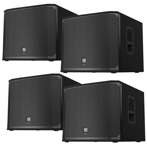 4 Electro Voice EKX 15SP 15 Powered Subwoofer Bundle ProSoundGear