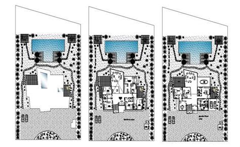 Autocad drawing of residential house plan | Residential house, House ...