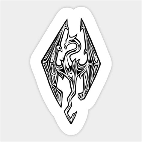 Skyrim symbol by darkchao | Skyrim symbol, Skyrim, Stickers