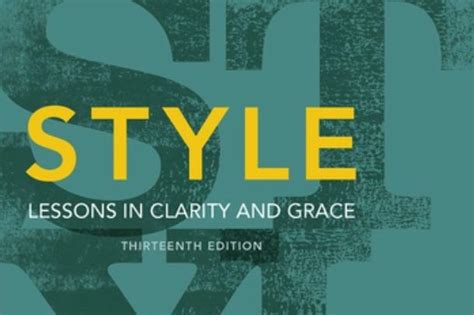 Style Lessons In Clarity And Grace