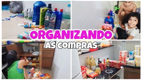 Guardei E Organizei As Compras Do M S A Primeira Comprar Da Casa Nova