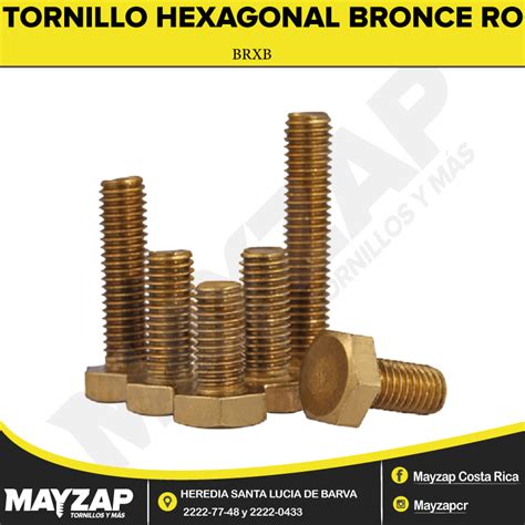 Tornillo Hexagonal Bronce Ro Archives Mayzap Tornillos Y Herramientas