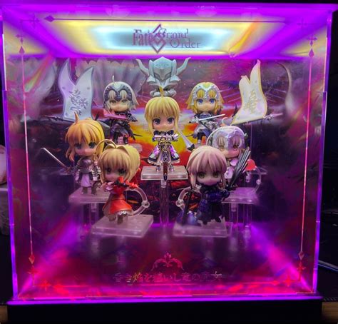 LED Acrylic Display Case for anime figures, Hobbies & Toys, Toys & Games on Carousell