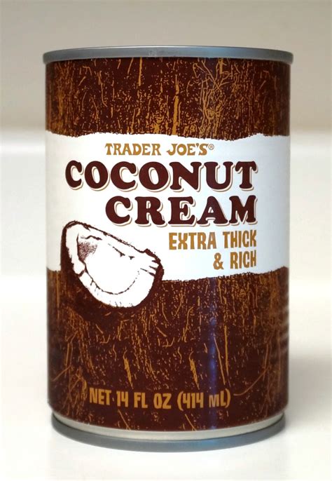 Exploring Trader Joes Trader Joes Coconut Cream