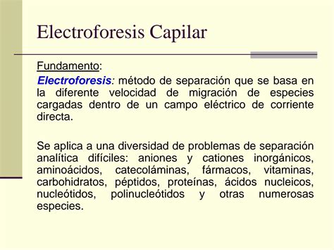 Solution Electroforesis Capilar Studypool